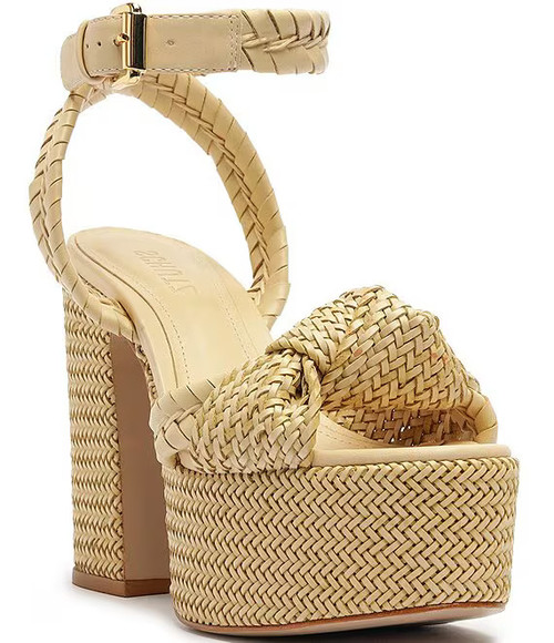 Khari Platform Heel - Natural Nibs Khari Platform Heel - Natural Nibs
